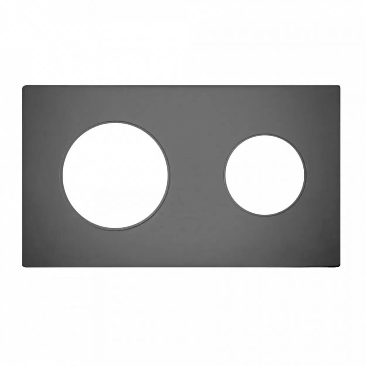 плита чугунная цельная п2-3 без конфорок 710х410, крашеная (рублит) откл