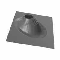 угловая кровельная манжета № 17 для труб d=75-200 (500х500, 10-45°), графит (мастер-флеш)