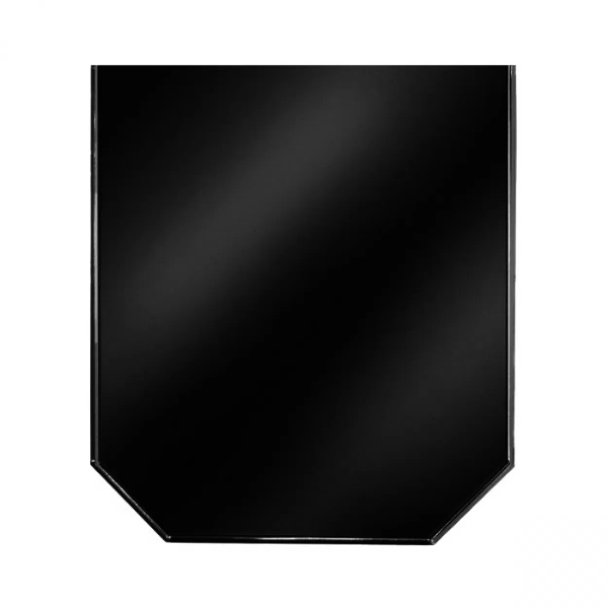 притопочный лист vpl061-r9005, 900х800мм, чёрный (вулкан)